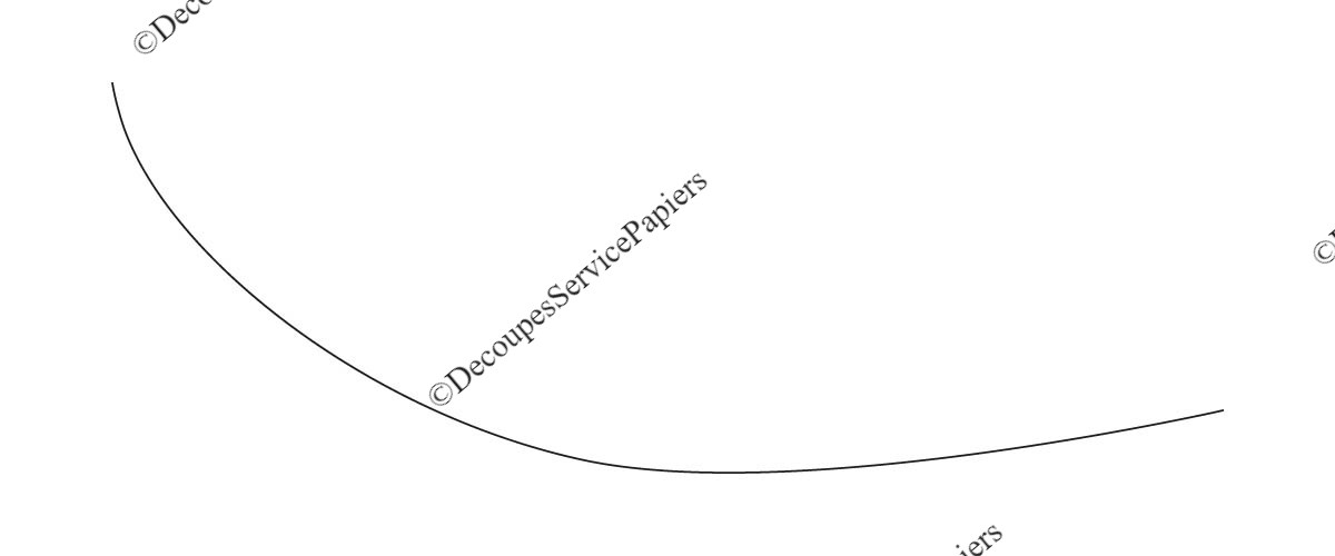 FORME COURBE 196 X 69